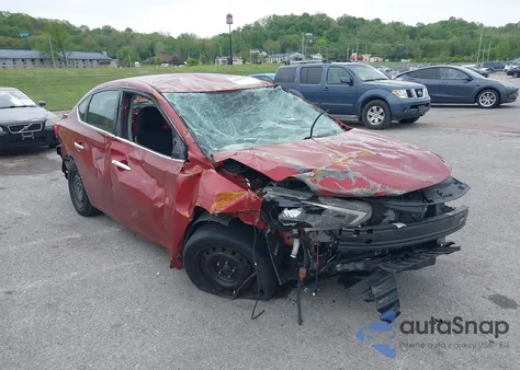 2017 Nissan Sentra Sv z USA, uszkodzony, nr VIN 3N1AB7AP1HL640125